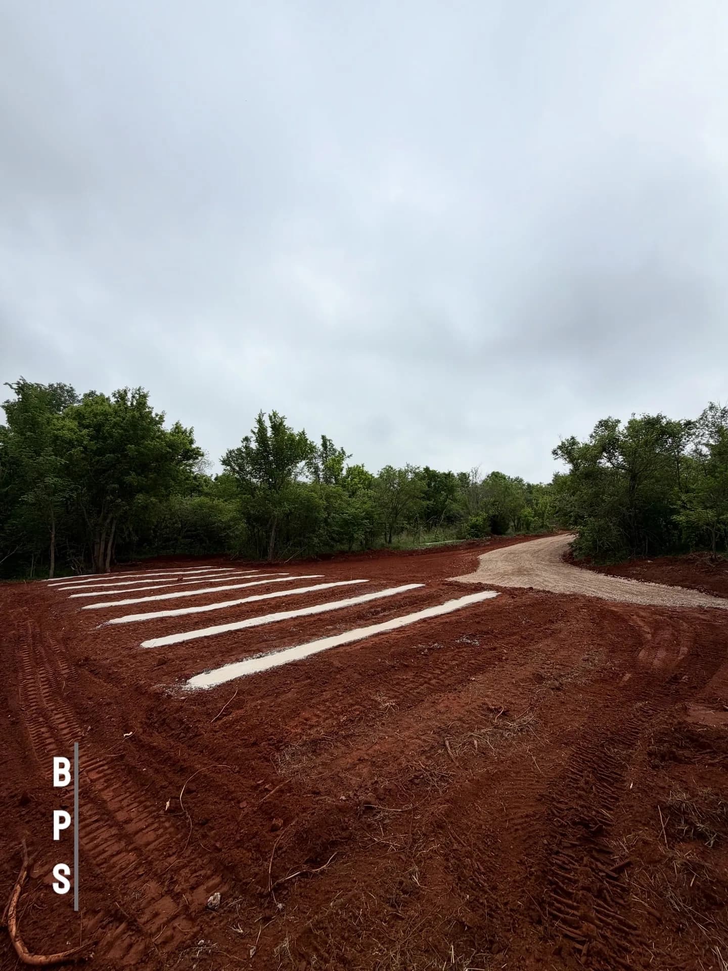 After: Demo, drive and pad land clearing