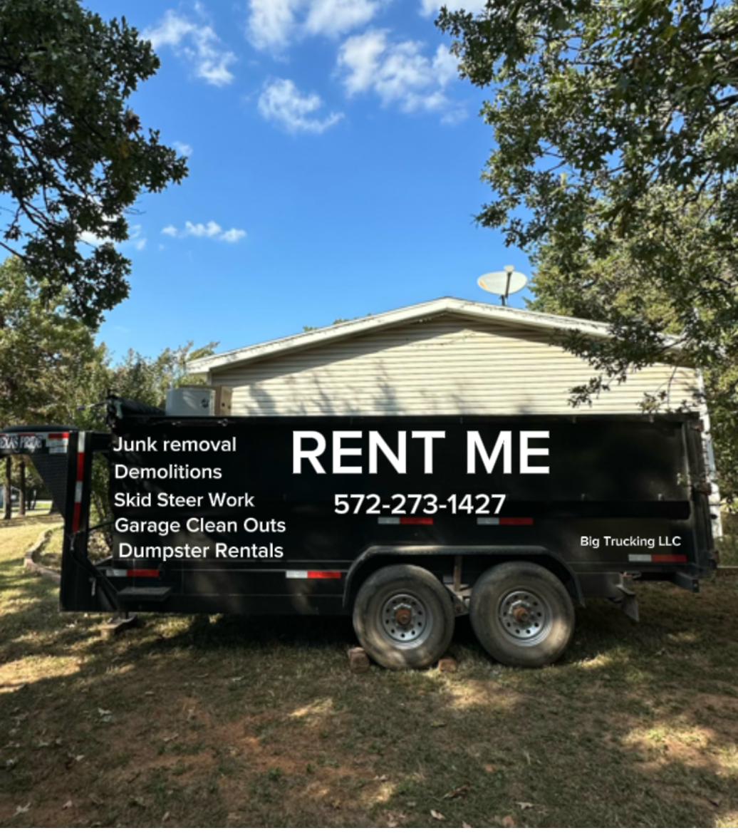 Big Project Solutions dumpster rental trailer
